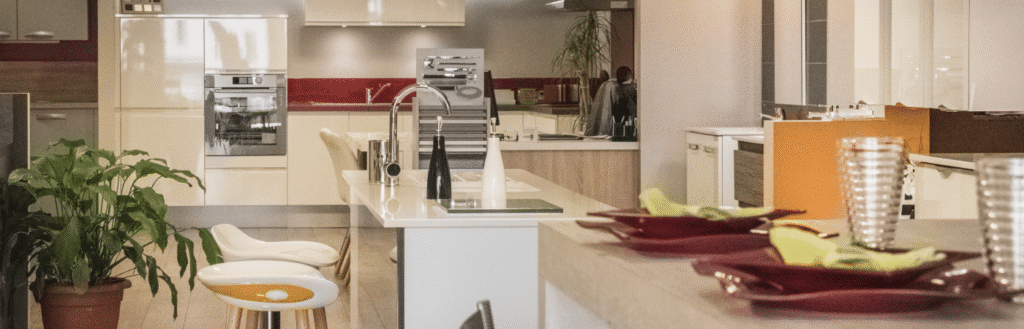 Espace cuisine du showroom Verdié